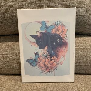 Black Cat Canvas